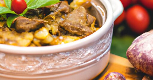 Kari s cizrnou a bramborem