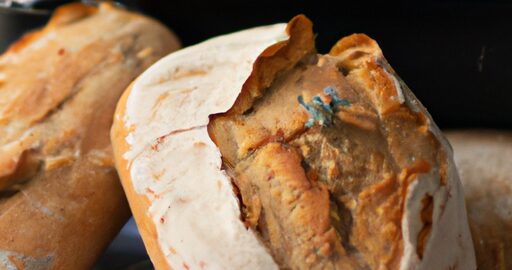 Pečený kukuřičný chléb s máslem.