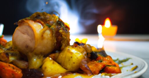 Tajin s kurčetem a olivami