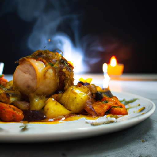 Tajin s kurčetem a olivami