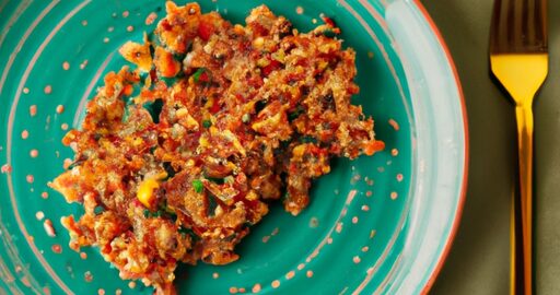 Kořeněné quinoa s pečenou zeleninou