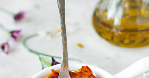 Květák s pikantním kukuřičným pyré.