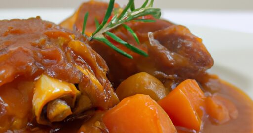 Kuřecí Coq au Vin Burgundsku.