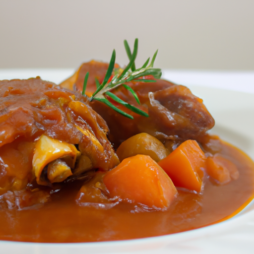 Kuřecí Coq au Vin Burgundsku.