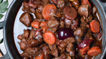 Hovězí Bourguignon v červeném víně