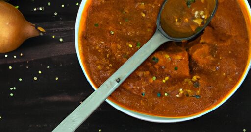 Veganský guláš s lilekem a bramborou.