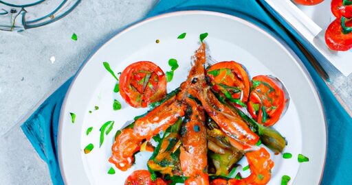 Babiččiny krevety na zelenině