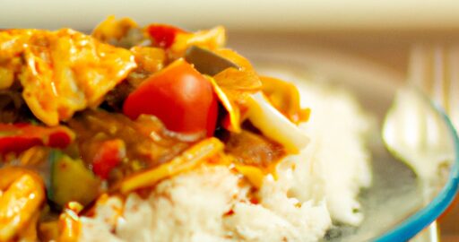 Kuřecí kokosová směs s rýží