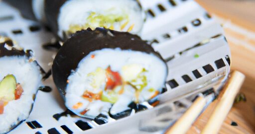 Sushi rolls s avokádem a lososem