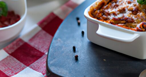 Lazaně bolognese s béchamelovou omáčkou