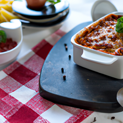 Lazaně bolognese s béchamelovou omáčkou