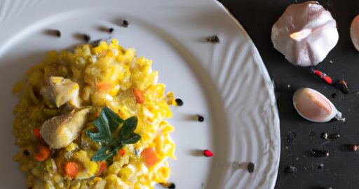 Jehněčí pilaf s rozinkami a šafránem