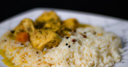 Kuřecí korma s mandlí