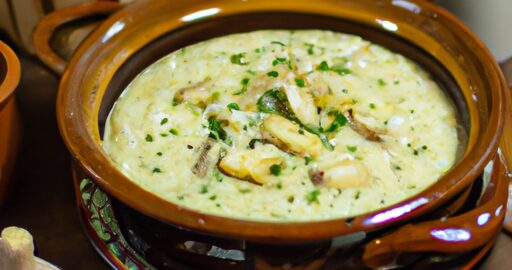 Rajská polévka se sýrem