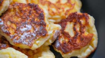 Nadýchané kukuřičné placky s koprím.