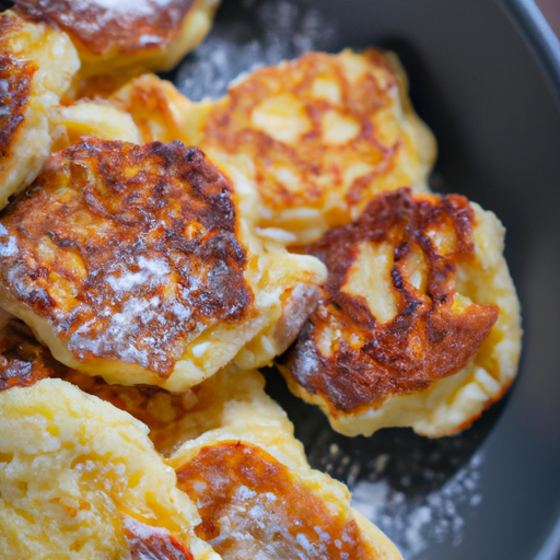 Nadýchané kukuřičné placky s koprím.