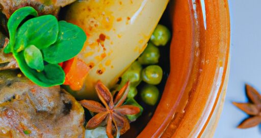 Tajine se zeleninou a fazolemi