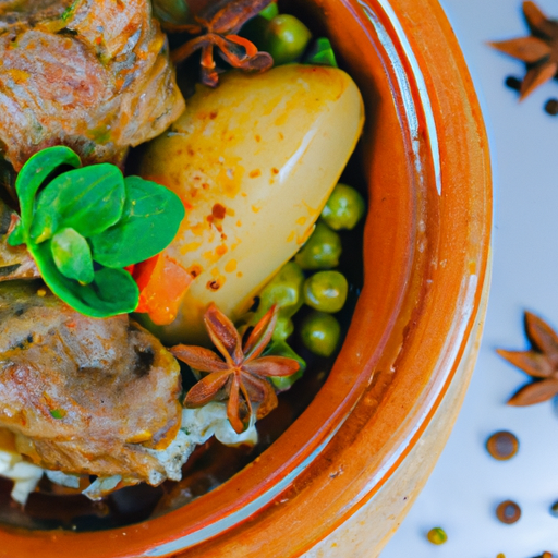 Tajine se zeleninou a fazolemi