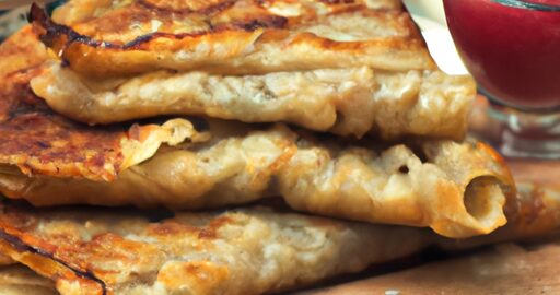 Smažené placky z cizrny s chutí.