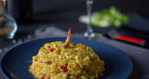 Risotto s hřiby a šafránem