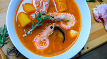 Bouillabaisse s čerstvým chlebem