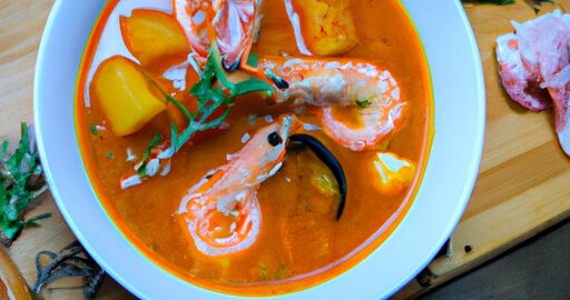 Bouillabaisse s čerstvým chlebem