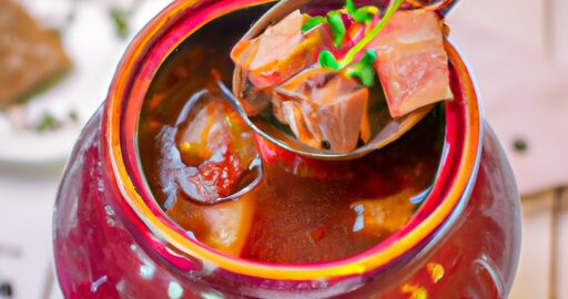 Kořeněná houbová polévka s cizrna