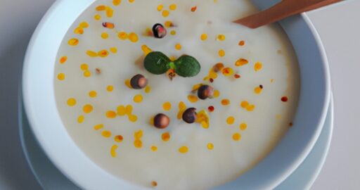 Kuřecí kokosová polévka s lilekem.