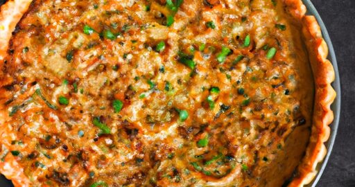 Kuřecí pažitkové quiche