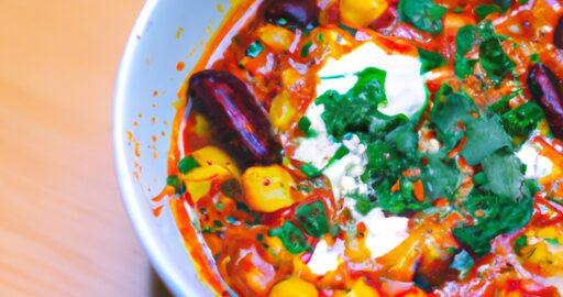 Veganský chilli sin carne.