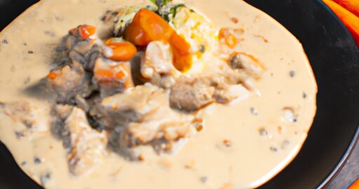 Kari z kuřecího masa a hrášku