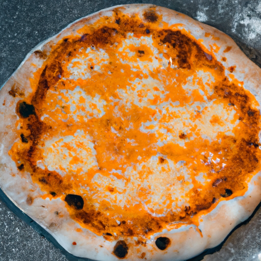 Čtvercová pizzerie s mozzarellou a bazalkou