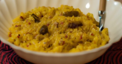 Kuskus s kozím masem a švestkami.