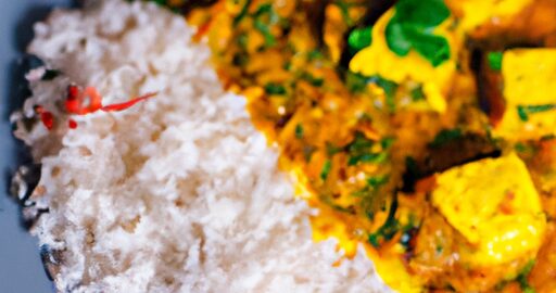 Palak paneer s rýží