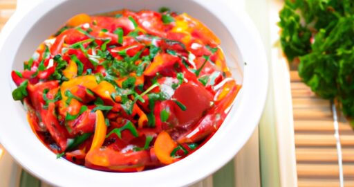 Plněné thajské papriky