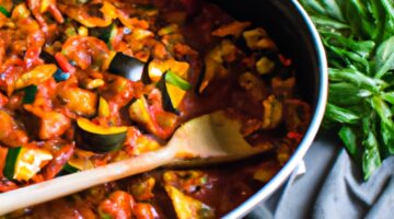 Ratatouille s bylinkovým olejem