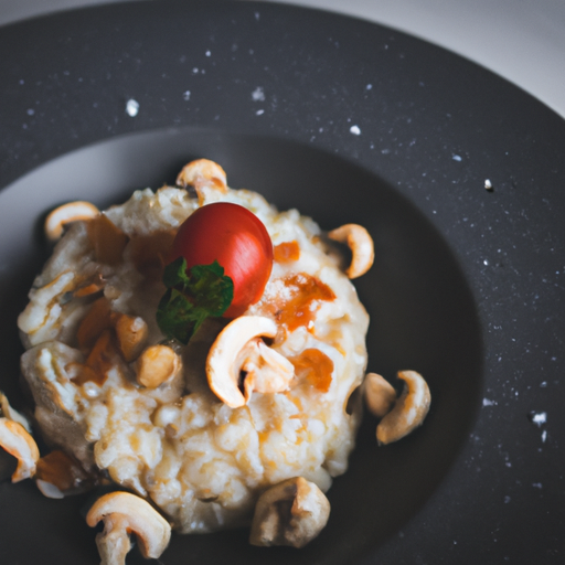 Risotto se žampiony a šunkou