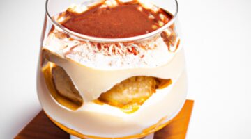 Tiramisu s mascarpone a kávou.