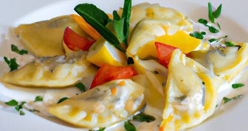 Ravioli se špenátem a ricottou.