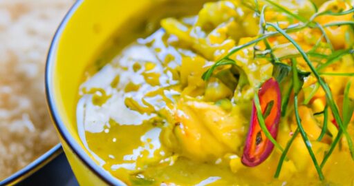 Kuřecí thajský curry s kokosovým mlékem