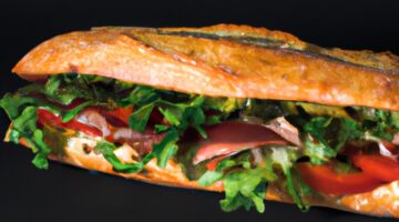 Cibulová polévka sýrová bageta.