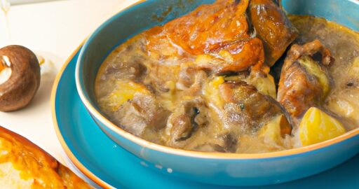 Kuřecí hrudka se sýrem șiňagem.