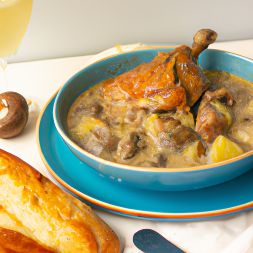 Kuřecí hrudka se sýrem șiňagem.