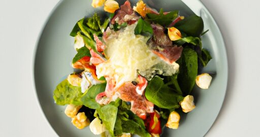 Bramborový salát s kozím sýrem