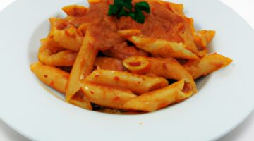 Penne all’arrabbiata s česnekem