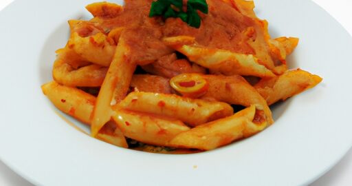 Penne all’arrabbiata s česnekem
