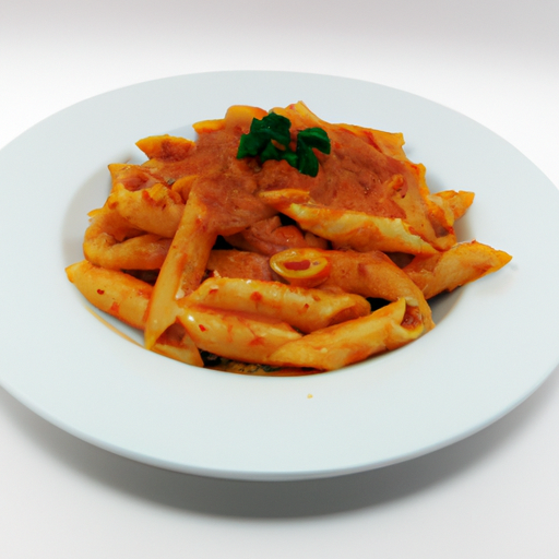 Penne all’arrabbiata s česnekem