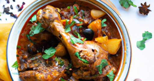 Tagine kuřecí s meruňkami