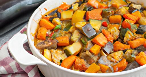 Ratatouille s kariře vařená zelenina