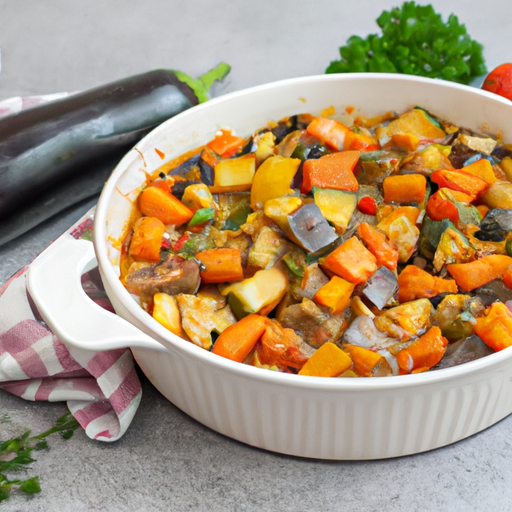 Ratatouille s kariře vařená zelenina
